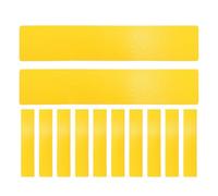 KICHOUSE 12Pcs Flat Disc Markers Tennis Court Line Markers for Agility Training Portable Design for Football Soccer Sports