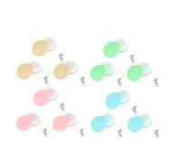 KICHOUSE 12pcs Macaron Mobile Phone Screen Cleaner Wipes Portable Lens Cleaning Tools for Glasses Camera Electronics Gentle and Smudge Removal Keychain Pendant