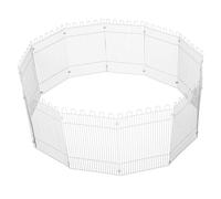 KICHOUSE 12pcs Poultry Brooder Partition, Chick Pen Divider and Duckling Barrier Fence, Wire Mesh Fence Poultry Netting for Chicken Nursery, Brooder Wire Panels for Home Or Backyard