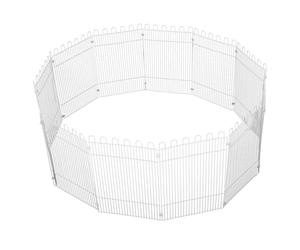 KICHOUSE 12pcs Poultry Brooder Partition, Chick Pen Divider and Duckling Barrier Fence, Wire Mesh Fence Poultry Netting for Chicken Nursery, Brooder Wire Panels for Home Or Backyard