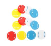 KICHOUSE 12pcs Silicone Tennis Vibration Dampener for Racket String Shock Absorption Fit for Tennis Players Easy Installation Enhanced String Protection and Stability