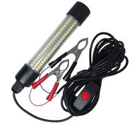 KICHOUSE 13W LED Fish Lure Lamp Green Light for Night Raft and Underwater Fishing in Fresh and Salt Water