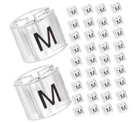 KICHOUSE 150pcs Transparent Indicator Tags for Clothes Hangers Apparel Rings with Clear Marking Design for Retail Stores Garment Markers for Efficient Inventory Management