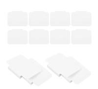 KICHOUSE 16pcs Basket Label Clips with Writable Chalkboard Tags Plastic Bin Label Holders for Wire Baskets and Shelf Organization Removable Hanging Tags for Pantry Kitchen and Retail