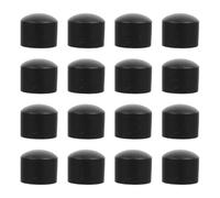 KICHOUSE 16Pcs Foosball End Caps Rubber Rod Covers for Football Table Accessories Easy to Install Foosball Pole Plugs Protects Players From Sharp Ends for Table Soccer Games