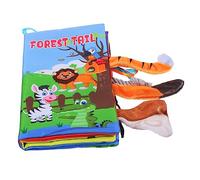 KICHOUSE 1pc Animal Tails Cloth Book Early Educational Toy for Multi-Sensory Soft Book for Development Safe and Washable for Months Random Style