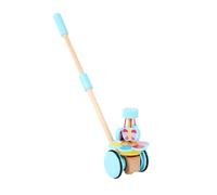 KICHOUSE 1Pc Cartoon Adjustable Trolley Walk Learning Trainer for Play Educational with Non Slip Handle Random Color for Hands Skill Development and Fun Activities