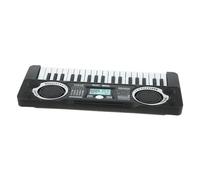 KICHOUSE 1Pc Electronic Piano for Key Black Keyboard Instrument Lightweight Portable Music Educational Birthday Christmas Present