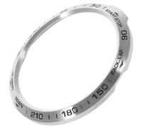 KICHOUSE 1pc Metal Watch Bezel Ring Compatible with Garmin 6x Scratch-resistant Protective Cover with Etched Numbers Lightweight Stainless Steel Accessory for Watch Guard