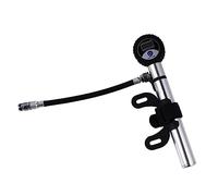 KICHOUSE 1pc Mini Bike Tire Pump with Pressure Gauge Handheld Inflator for Road Bikes Compressor for Inflatables and Sports Equipment Silver