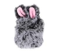 KICHOUSE 1Pc Plush Rabbit Ear Wireless Earphone Cover Compatible with Airpods Pro Cute Fluffy Design for Earbuds Fit for Long Term Use