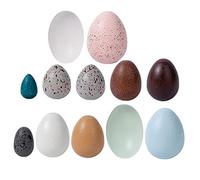 KICHOUSE 1Set Adorable Wooden Eggs for Realistic Simulation Eggs for Art Play Activities Decoration for Easter Celebrations Safe Wooden Material