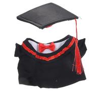 KICHOUSE 1set Doll Graduation Outfit Cap and Bow Doll Costume for Creative Dress- for Girls Easy to Dress Imagination for Graduation Celebrations