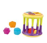 KICHOUSE 1Set Educational Rattle of Graph Ball Building Blocks Puzzle Plaything for Promotes Visual Development Intelligence for Months