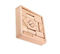 KICHOUSE 1Set Educational Wooden Building Blocks Cognitive for Safe Natural Shape Sorting Creative and Enhances Hand Eye Coordination