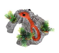 KICHOUSE 1Set Electric Volcano Model with Mist and Lighting Effects Interactive Volcano for Table Decoration and Home Office Use Immersive Dinosaur Sounds and Eruption Simulation