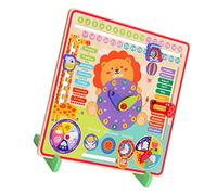 KICHOUSE 1Set Interactive Clock Digital Clock for Early Learning Cognitive Development and Concept Training Safe and present for Boys