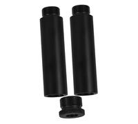 KICHOUSE 1Set Microphone Stand Extension Tube Durable Aluminium Alloy Compatible with Various Mic Stands for Live Streaming Recording Easy Setup with All Necessary Accessories