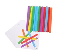 KICHOUSE 1Set Sticks Educational for Early Learning Shapes Game with Sticks Enhance Motor Skills Logical Thinking Through Fun Activities