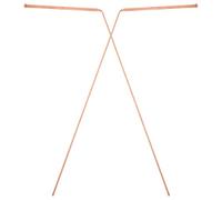 KICHOUSE 2 Pcs Copper Folding Divining Rods Lightweight and Portable Energy Rods for Treasure Hunting and Water Source Finding Suitable for Amateur and Professional Seekers