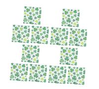 KICHOUSE 20 Pcs Green Shamrock Paper Napkins St Patrick’S Day Disposable Dinner Serviettes for Party Tableware Wedding and Irish Holiday Decorations