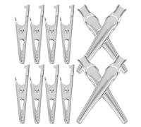 KICHOUSE 200pcs Alligator Clips Electrical Test Clamps Corrosion-resistant Crocodile Clips for Laboratory Battery Replacement Cable Crafting and Cable Management