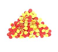 KICHOUSE 200pcs Dual-color Round Math Counters for Educational Counting Circles Classroom Manipulatives Enhance Logical Thinking and Math Skills Development