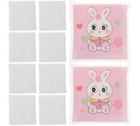 KICHOUSE 200pcs Face Cleansing Pads Makeup Remover Wipes Thin Cosmetic Facial Makeup Pads for Sensitive Skin Wet Compress Facial Bags Portable Pack