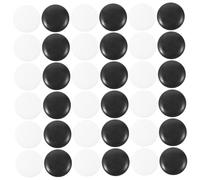 KICHOUSE 200Pcs Go Chess Pieces Set Small 1.4Cm Diameter Resin Stones Black and White Sturdy Go Game Accessories for Home Use and Travel