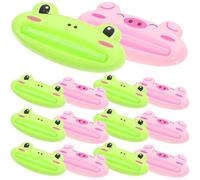 KICHOUSE 20pcs Cartoon Animal Shaped Toothpaste Squeezer Removable Tube Dispenser with Labour-Saving Design and Pp Material, Convenient Tool for Toothpaste and Hand Cream in Bathroom Use