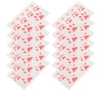 KICHOUSE 20pcs Colour Changing Temporary Tattoos Cat Paw Design, Water Transfer Printing Material, Comfortable Fit and Temperature Colour Change Feature, for Party Favors and Body