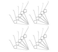 KICHOUSE 20pcs Heavy-Duty Torsion Springs for Trash Can Lid Replacement, Iron-Nickel Material Stable Lid Operation and Easy Installation, Suitable for Waste Baskets in Office and Home Use