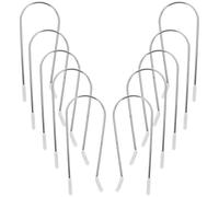 KICHOUSE 20pcs Hot Roller Securing Clamp Clips for Hair Curlers Made of 304 Stainless Steel, Versatile and Easy to Use, to Perm Your Own Hair at Home Or Take in Travel Bag Random Color