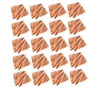 KICHOUSE 20PCS Leopard Print Disposable Guest Napkins with Creative Embossing Spill Control Paper Towels for Shower Party Bridal and Cocktail Use Orange Animal Design