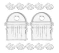 KICHOUSE 20pcs Mobile Phone Grime Plugs Transparent Charging Port Stoppers for Type C Devices Dust Protection for Phone Ports Easy Handling and User Friendly Design