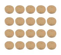 KICHOUSE 20pcs Natural Moxa Cakes for Foot Bath Spa and Massage Small Round Moxibustion Discs Moisture-Sealed for Relaxation Cold Dispelling and Dehumidifying Suitable for Men and Women