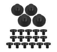KICHOUSE 20pcs Replacement Canopy Bolts: Shed Accessories for Car Shelters - Compatible with Suncast Storage Sheds - Rust Resistant Pergola Mounting Hardware for Garden Shanty Black