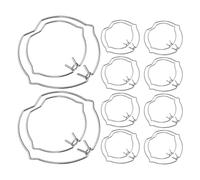 KICHOUSE 20pcs Spring Retaining Clips for Mr11 Mr16 Bulbs, Metal Double Ear Socket Spring Clips for Recessed Ceiling Spotlights, Halogen and LED Downlight Bulb Holders