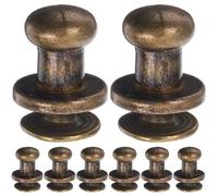 KICHOUSE 20Sets Mini Pull Handles Antique Golden Zinc Alloy Knobs for Cabinet Doors Trinket Boxes Furniture Upgrade with Screws 3 mm Inner Hole Diameter Vintage Style