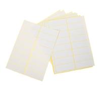 KICHOUSE 240 Small Price Labels Stickers White Adhesive 25x76mm, 15 Sheets with 16 Labels Each, Easy to Write for Pricing Items in A Store Or Organizing Your Home