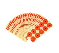 KICHOUSE 25 Sheets High Definition Printed Archery Training Aim Paper Self Adhesive Targets Durable and Portable for Skill Improvement for Backyard Practice and Shooting Exercises