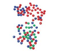 KICHOUSE 2Packs Entertainment Raffle Balls Bingo Game Balls with Professional Numbers for Party Games Weddings and Raffles