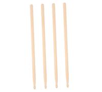 KICHOUSE 2pairs Maple Wood Drumsticks Comfortable Grip for Acoustic Jazz Drumming Smooth Beginner-friendly Percussion Instrument Accessories