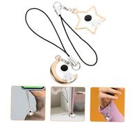 KICHOUSE 2Pcs Astronaut Pendant Phone Charm Cute Mobile Phone Hanging Ornament Decorative Keychain for Bag and Clothes Lightweight and Durable Unique Star and Moon Design