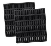 KICHOUSE 2pcs Box Coin Storage Box Coin Organizer for Supermarkets and Banks with Multiple for Cashiers and Collectors Compact Design for Easy Access