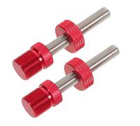 KICHOUSE 2pcs Center Shaft Anti-detachment Device Bicycle Bottom Bracket Repair Tool Chain Wheel Screws Square Hole Bottom Bracket Tool Mountain Bike Screws Red