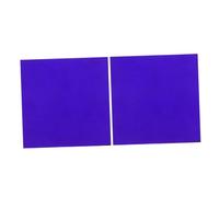 KICHOUSE 2Pcs Cobalt Glass Sheets 5X5Cm Chemistry Experiment Supply for Flame Reaction, Laboratory Glass Plate Replacement, Educational Science Lab Accessory