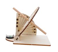 KICHOUSE 2pcs DIY Scientific Sundial Model Educational Ancient Equatorial Timers for Stem Learning Teaching Experiment Kits