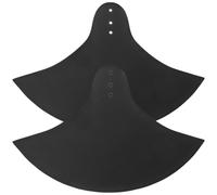 KICHOUSE 2pcs Drum Mute Pads for Practice at Home, Suitable for 18/20/21 Inch Cymbals, Black Cloth and Rubber Material with Volume Control and Low Volume Features for Drummers