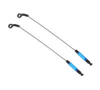 KICHOUSE 2Pcs Durable Fishing Bite Alarms with Swingers Practical Fishing Indicator Kit Easy to Attach for Anglers